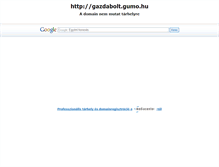 Tablet Screenshot of gazdabolt.gumo.hu